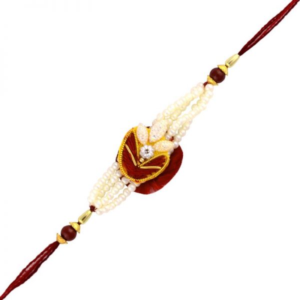 Pearl Strings Fashionable Rakhi