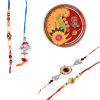 Beautiful Sacred Thali with Different Rakhis