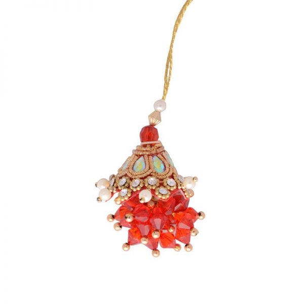 Ruby Diamond Theme Rakhi for Bhabhi to Gift