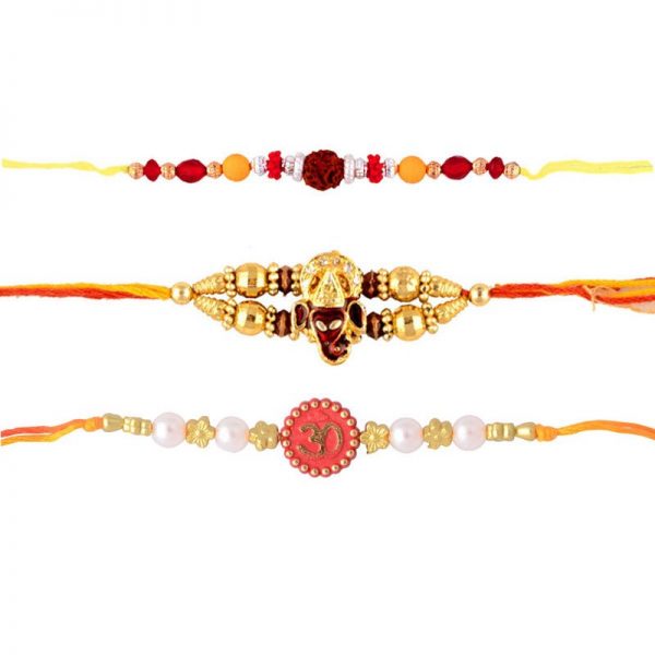 Rich Pearls Rakhi Set for Rakhi Festival