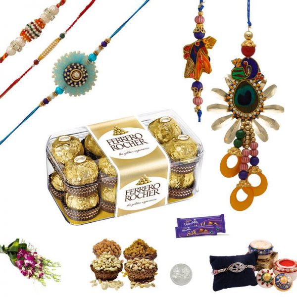 Loving Brother Chocolate Rakhi Hamper