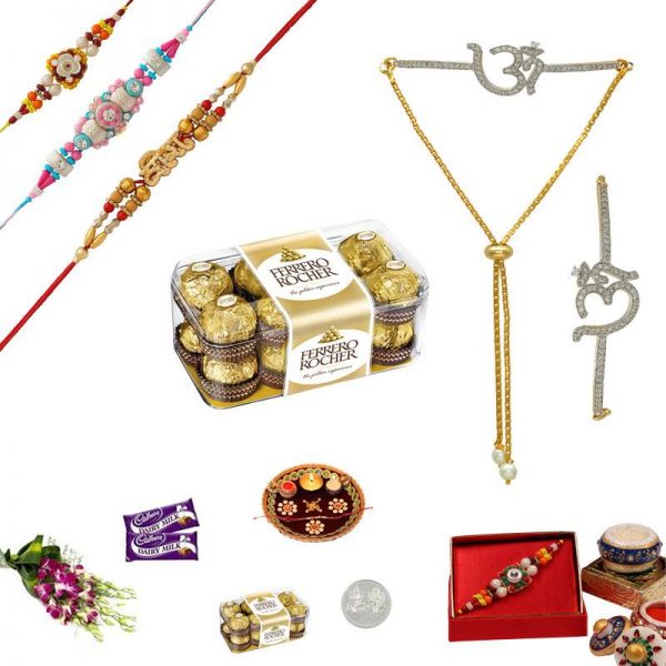 Glam Chocolate Rakhi Hamper