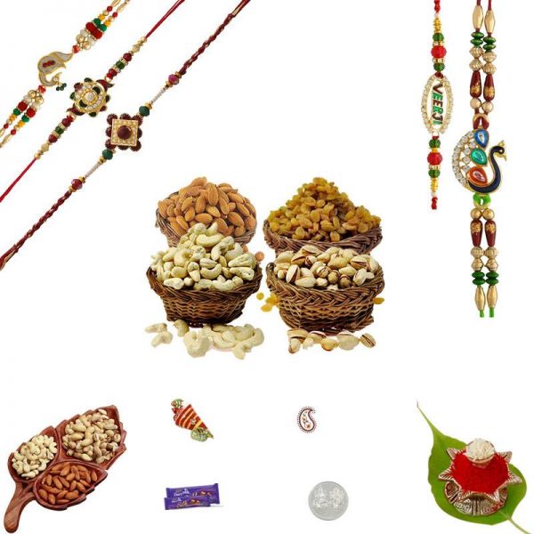 Must Have  Dry fruits Rakhi Hamper