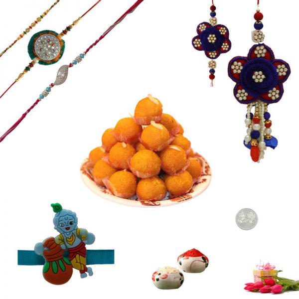 Enlightening Sweet Rakhi Hamper