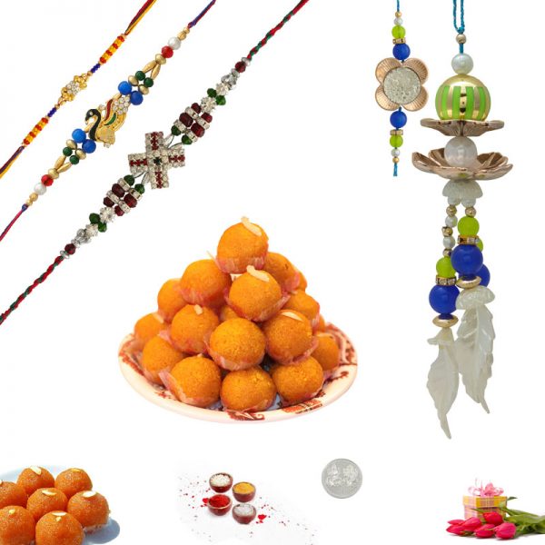 Bundle Of Rakhi Glee Sweet Rakhi Hamper